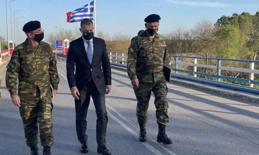 Έβρος: Επίσκεψη Στεφανή στις μονάδες και επιθεώρηση του φράκτη